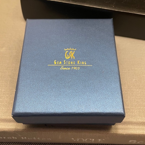 TOVA // diamonique mixed cut heart pendant chain .925 Sterling silver Necklace - Picture 6 of 11